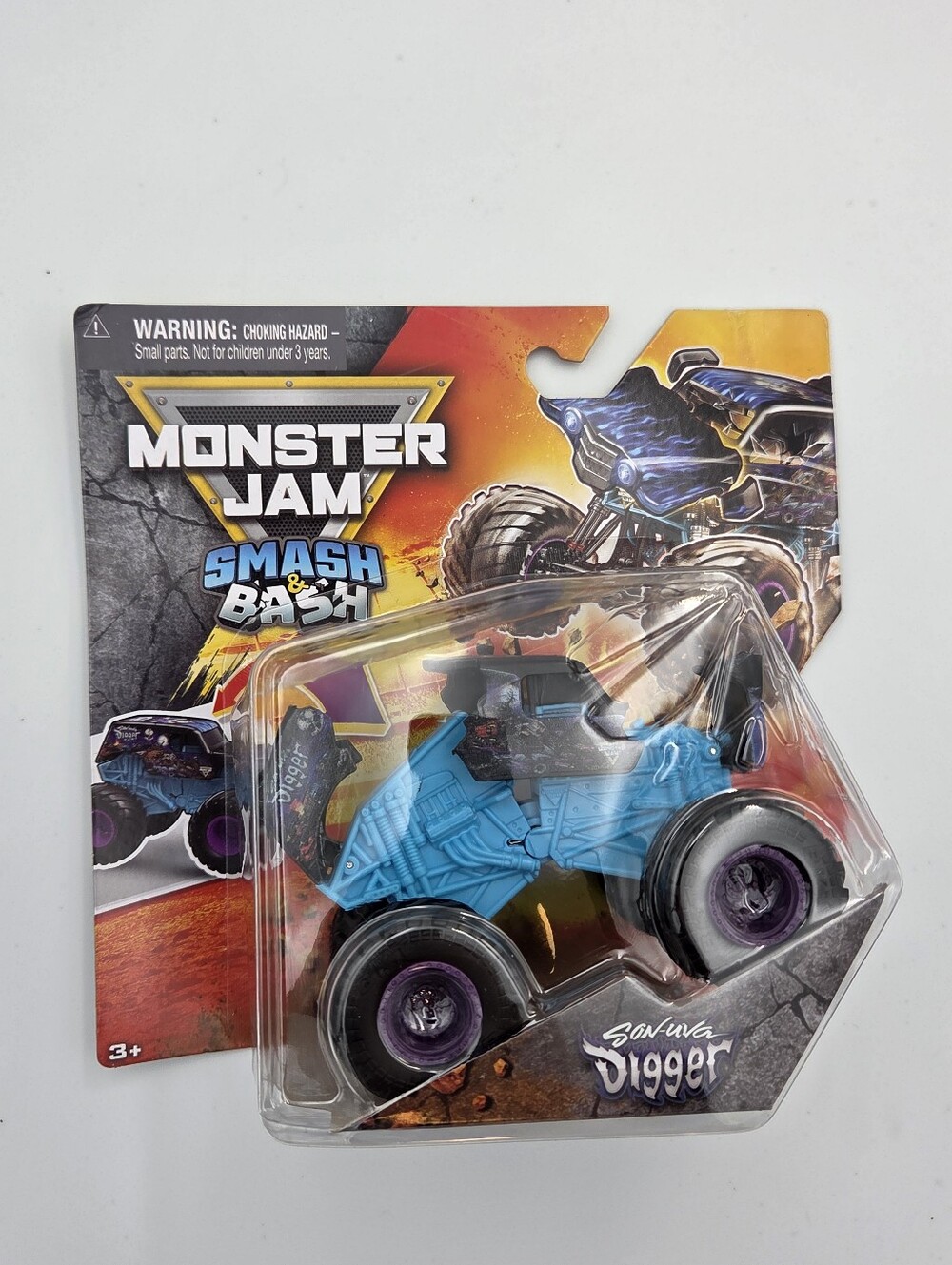 Monster Jam Smash & Bash Son-Uva Digger Monster Truck NIB